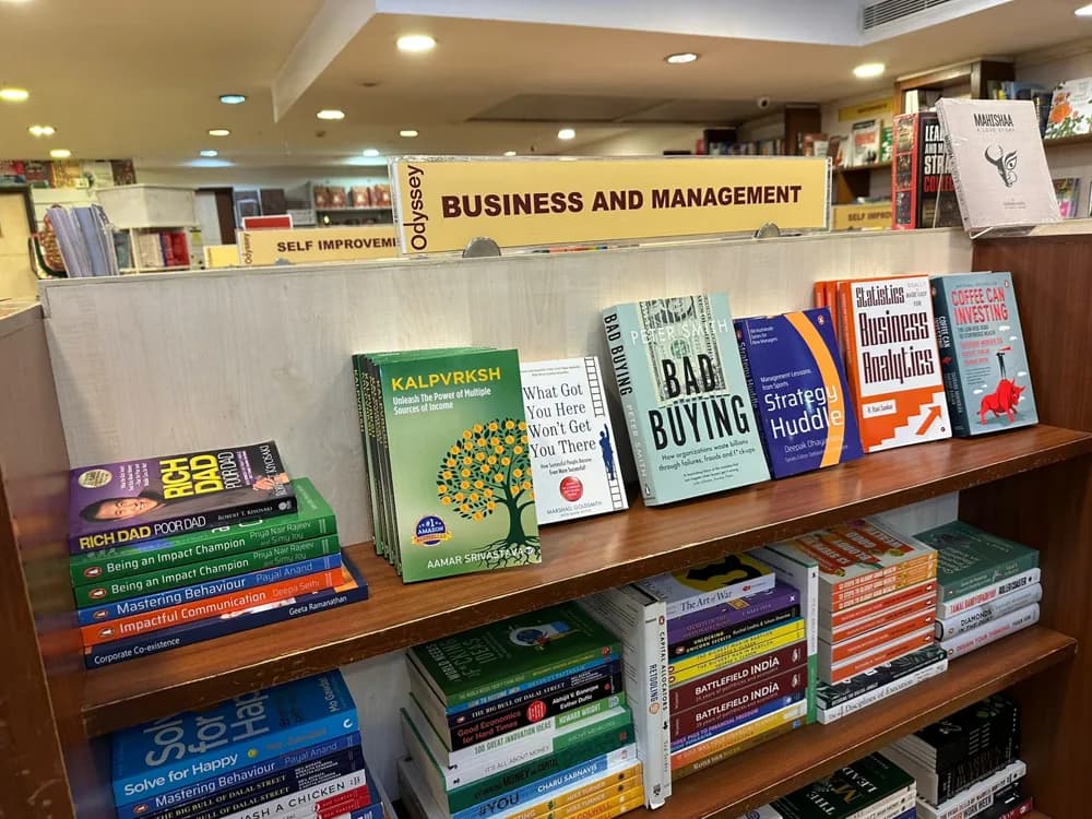 KalpVrksh on a bookshop shelf