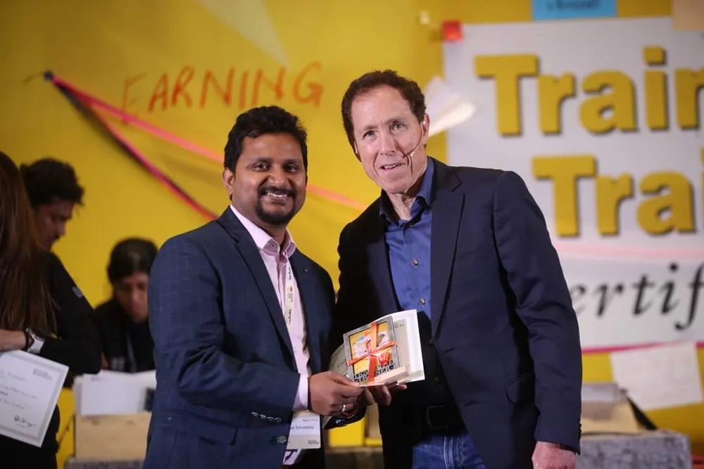 Receiving the Train the Trainer certification